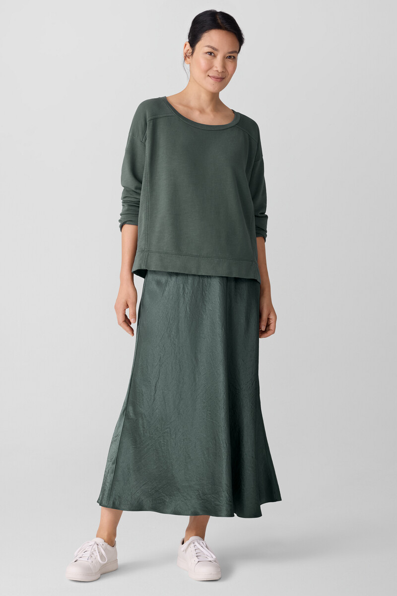 Garment-Dyed Organic Cotton Terry Box-Top Garment-Dyed Organic Cotton Terry Box-Top