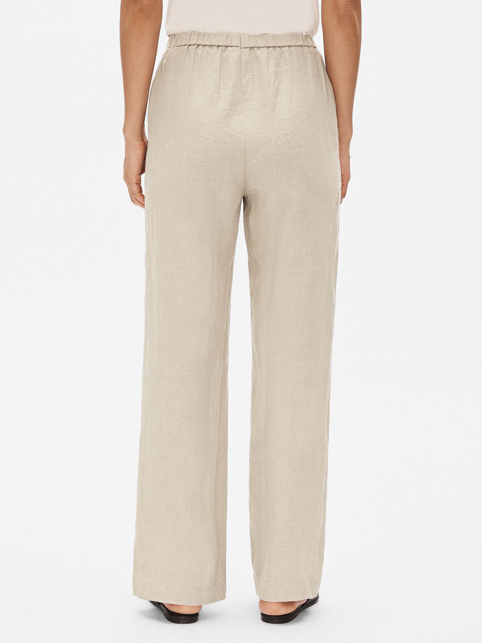Organic Linen Straight Pant