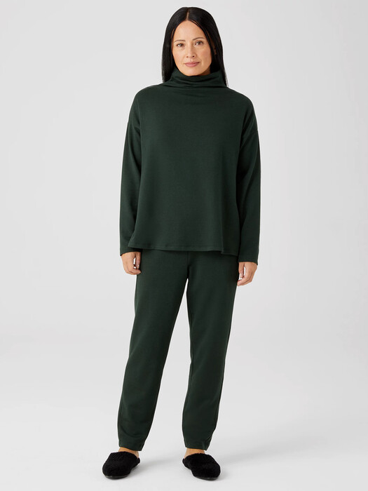 Cozy Brushed Terry Slouchy Pant