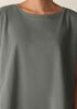 Organic Cotton Interlock Jewel Neck Sleep Tee