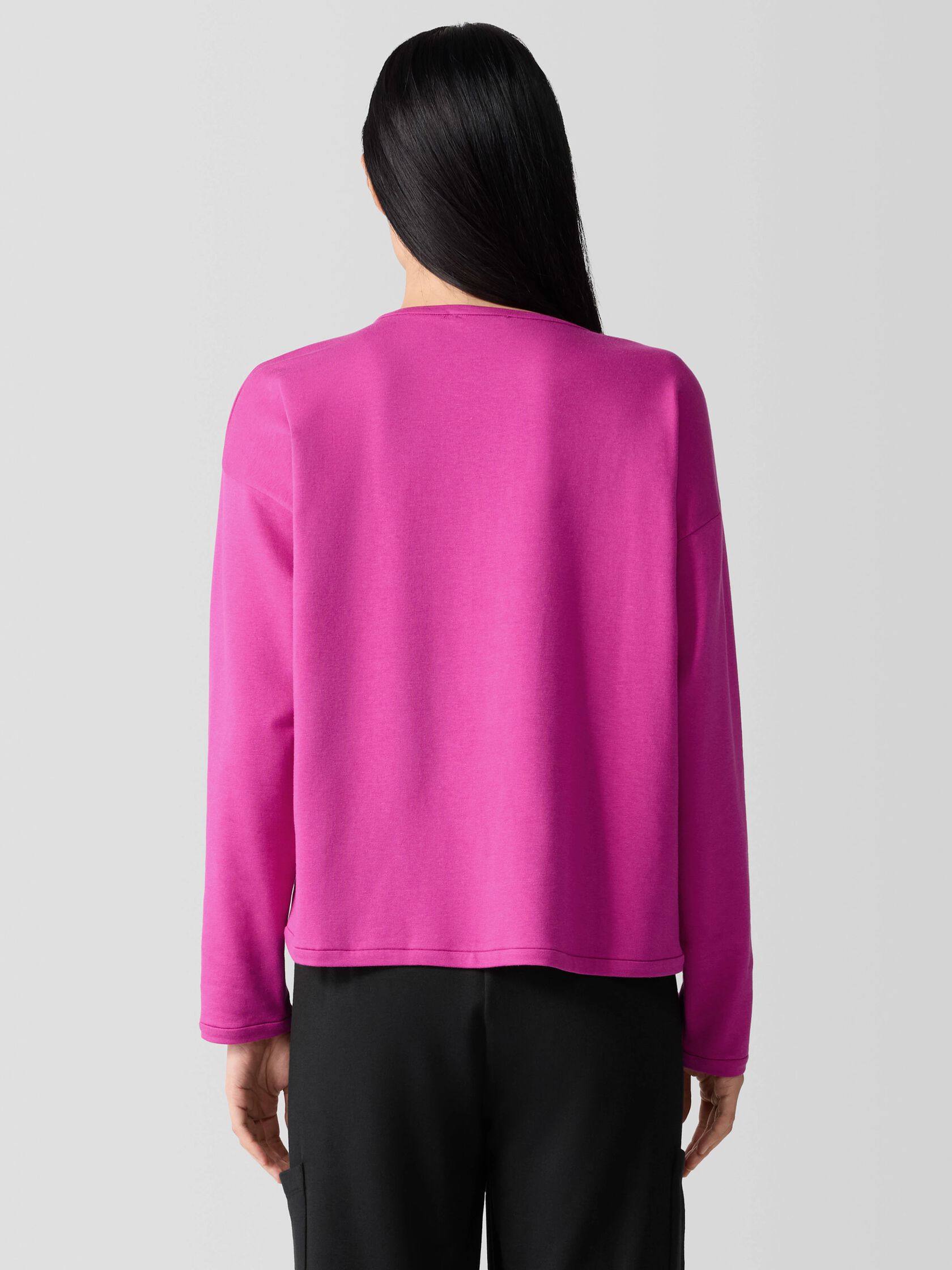 Cozy Brushed Terry Hug Box-Top