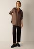 Silk Twill Classic Collar Shirt