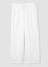 Slubby Organic Cotton Linen Full-Length Straight Pant