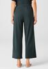 Cozy Organic Cotton Interlock Wide-Leg Pant