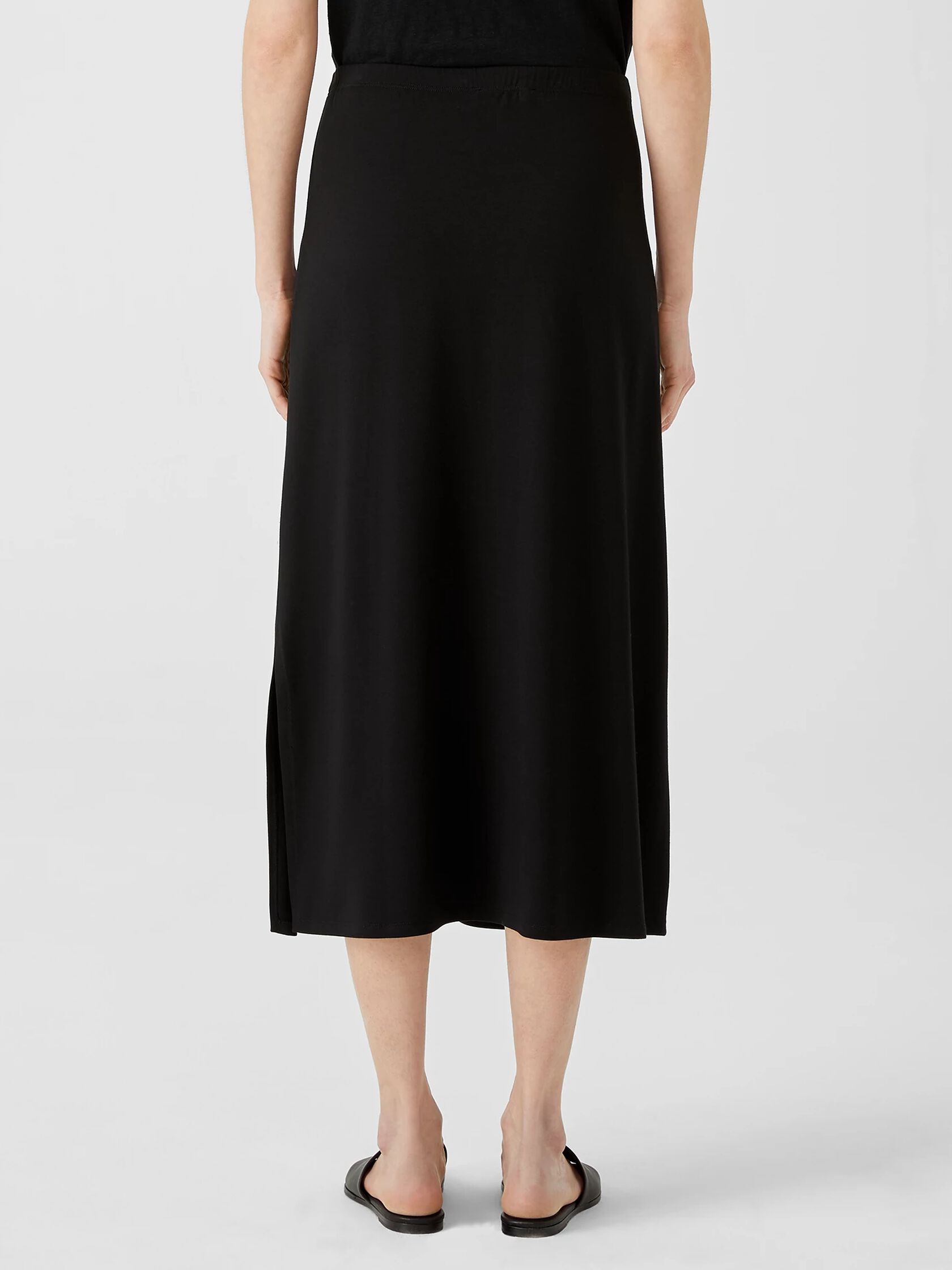 Viscose Jersey A-Line Skirt