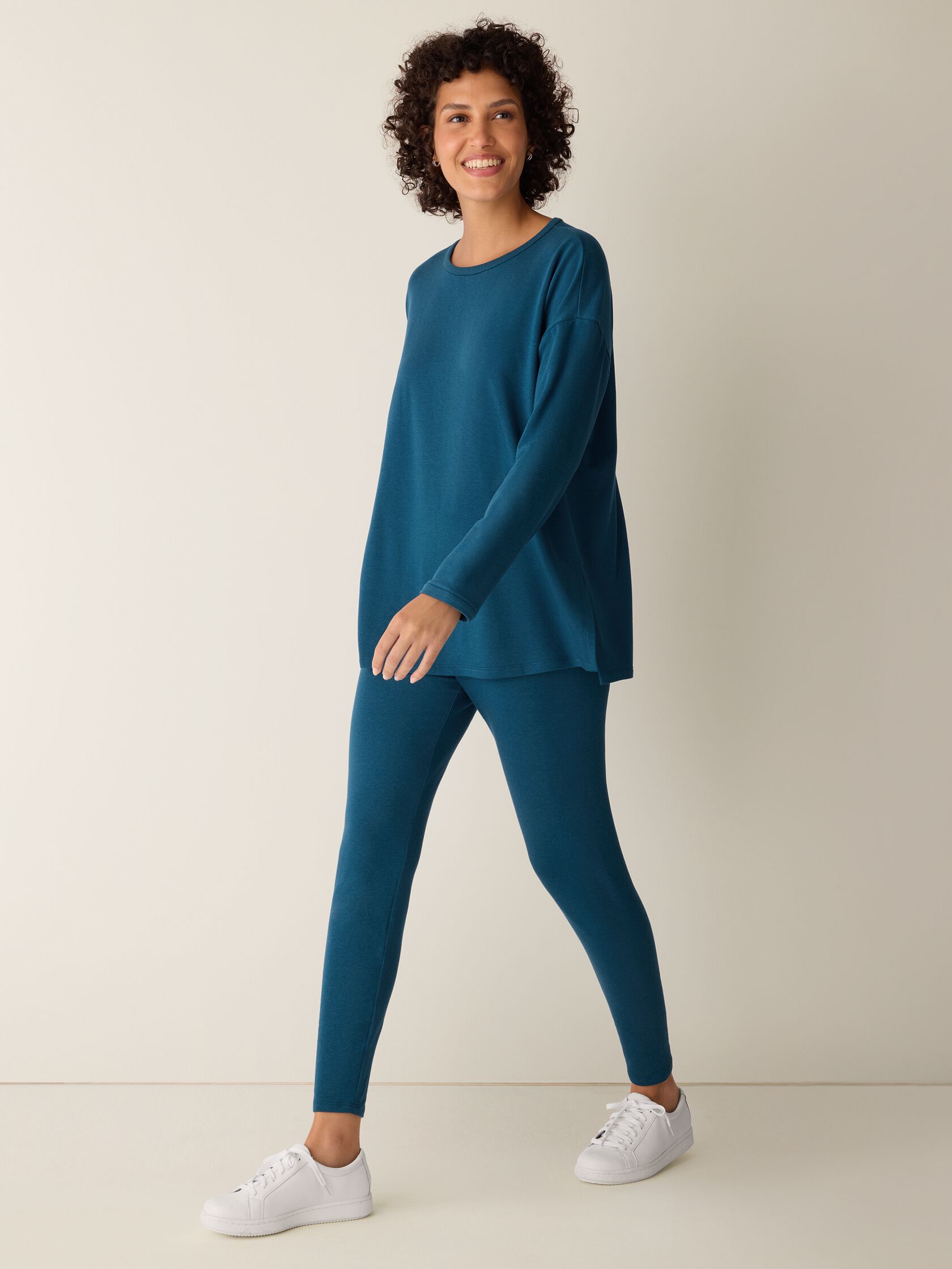 Cozy Brushed Terry Hug Long Box-Top