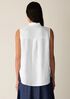 Organic Handkerchief Linen Sleeveless Shirt
