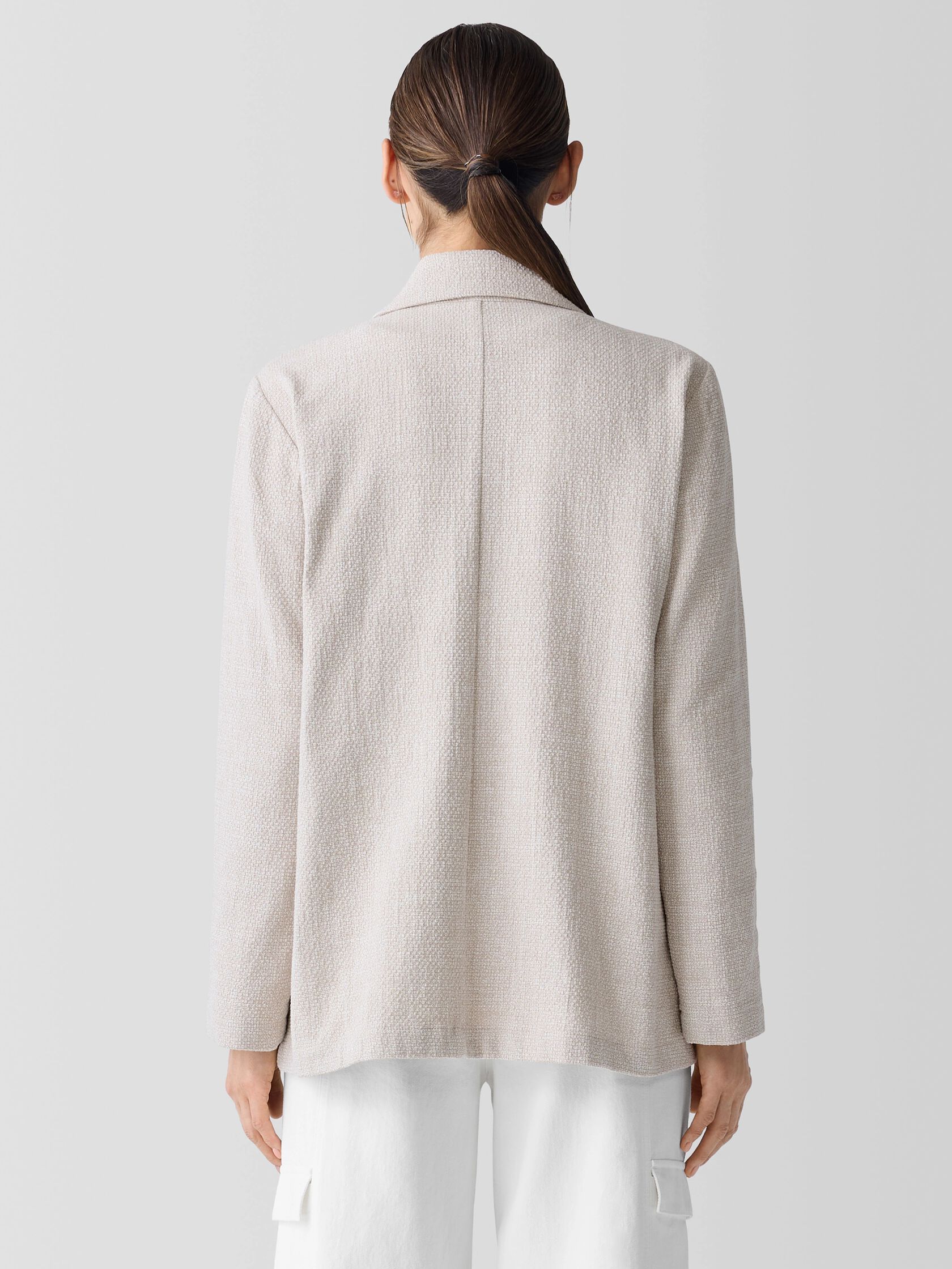 Organic Cotton Tweed Blazer