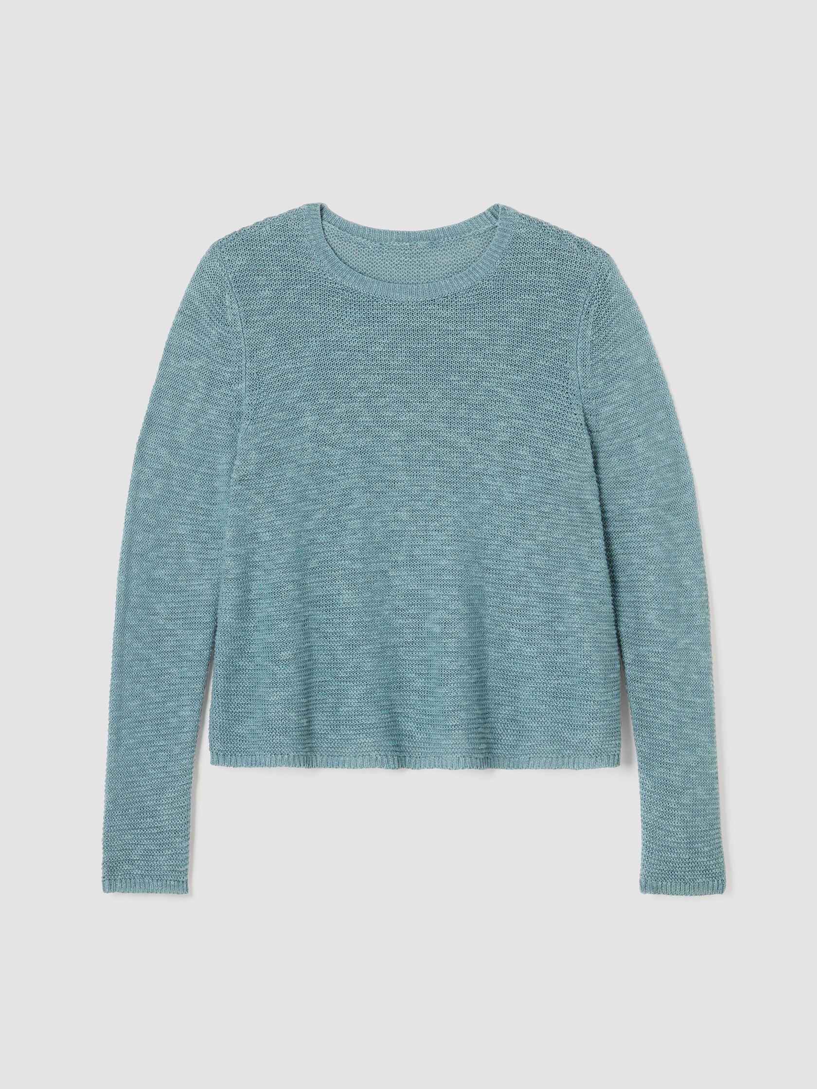 Organic Linen Cotton Crew Neck Top