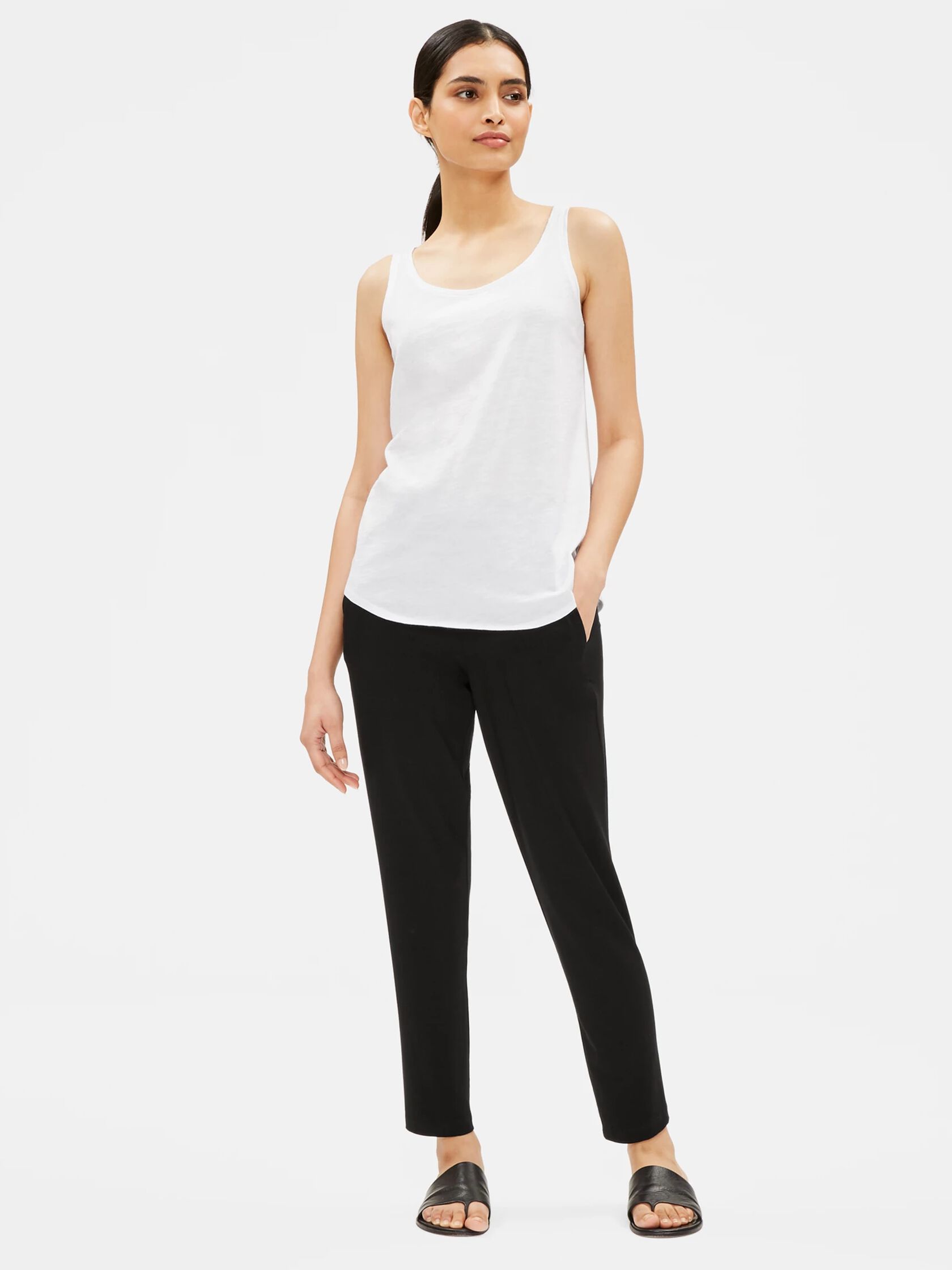 System Organic Cotton Slub Shirttail Shell