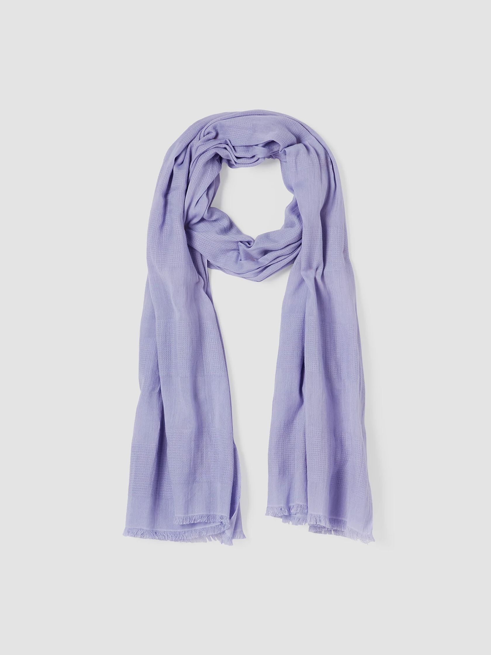 Organic Cotton Striped Cloud Scarf