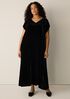 Velvet V-Neck Dress