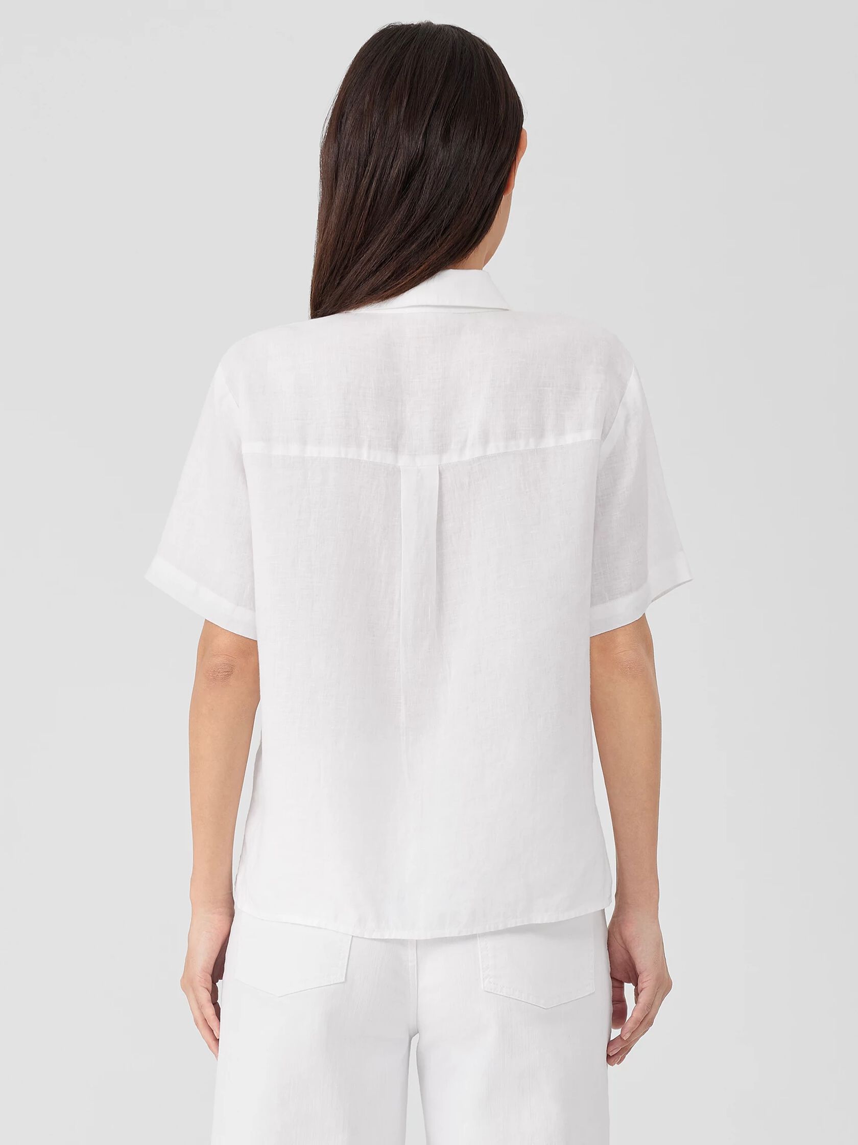 Handkerchief Linen Short-Sleeve Shirt