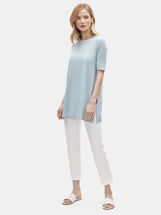 Fine Jersey Elbow-Sleeve Tunic