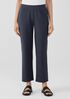 Washable Stretch Crepe Straight Pant