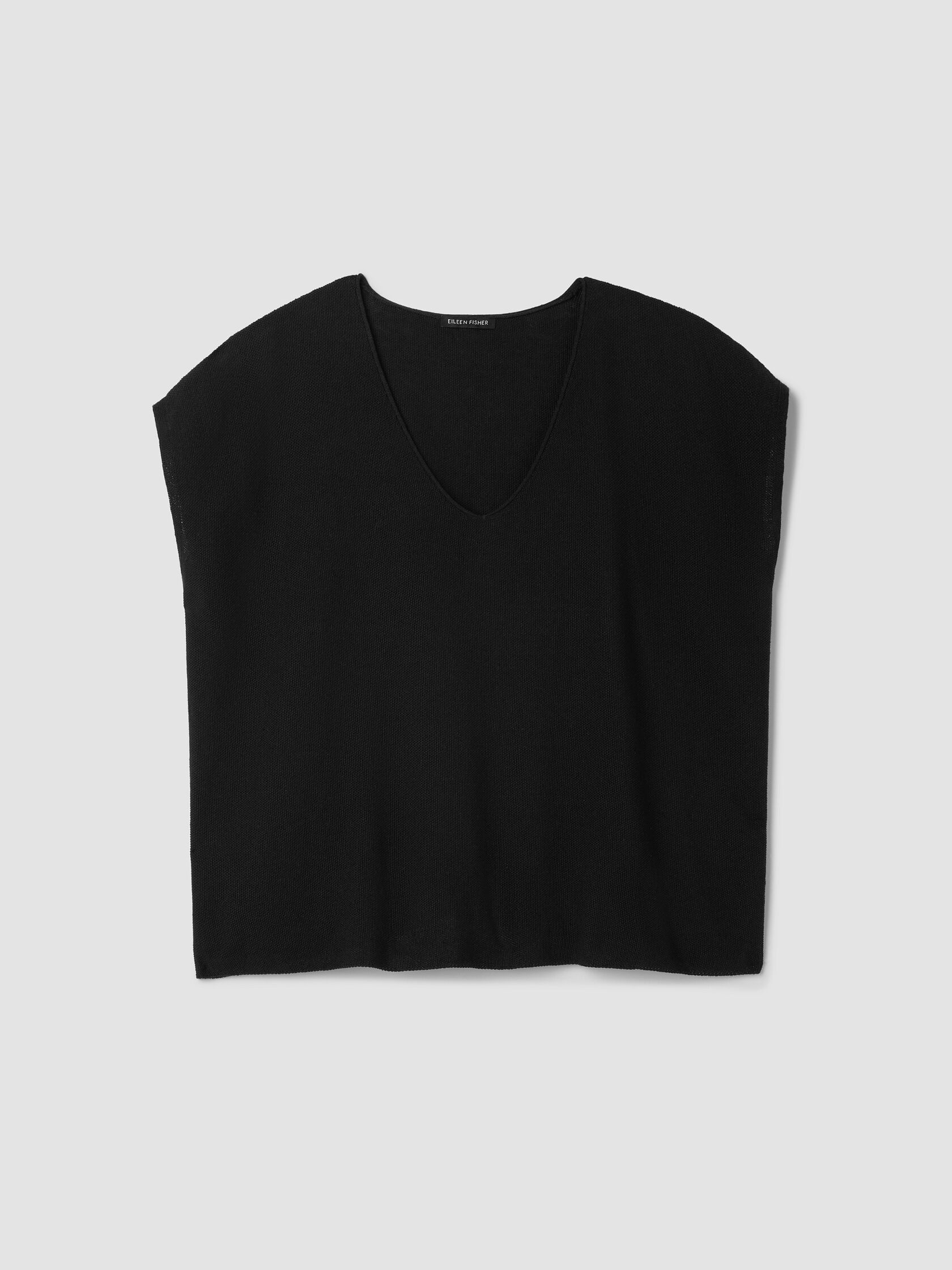 Organic Linen Cotton V-Neck Top