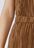 Crushed Silk Maxi Skirt