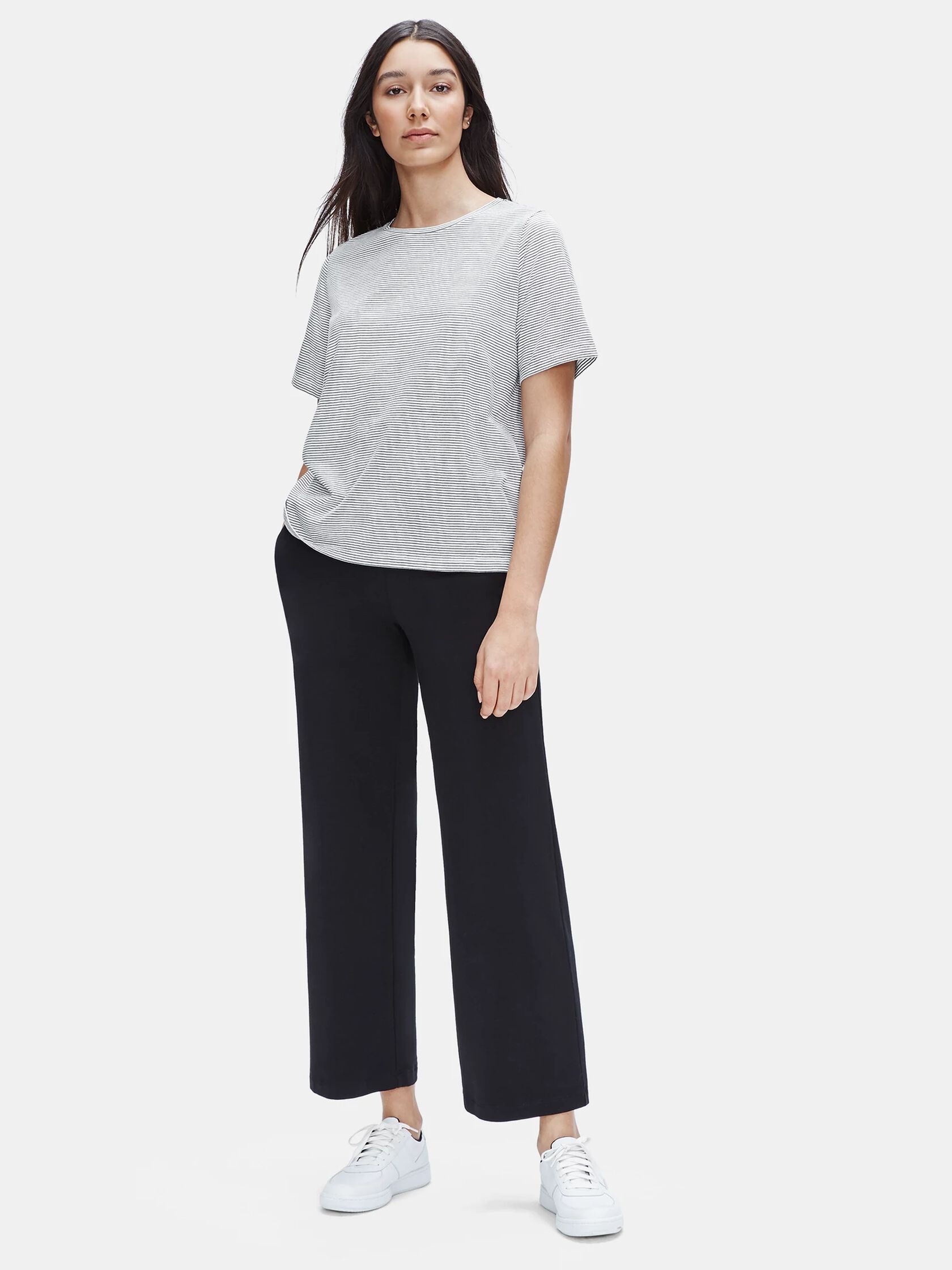 Organic Cotton Jersey Striped Tee
