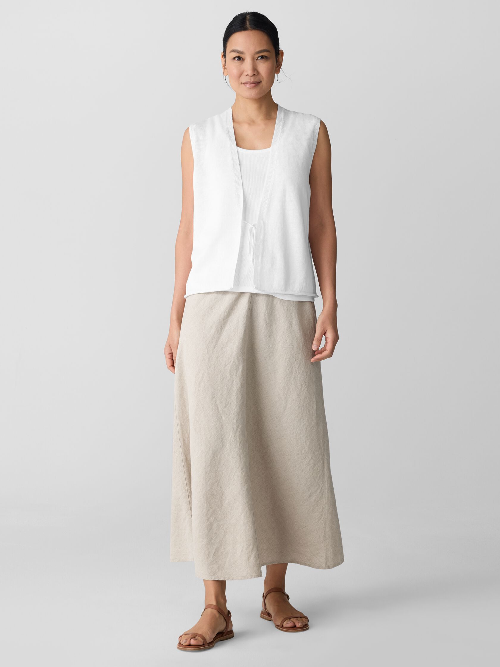 Organic Linen Cotton Vest
