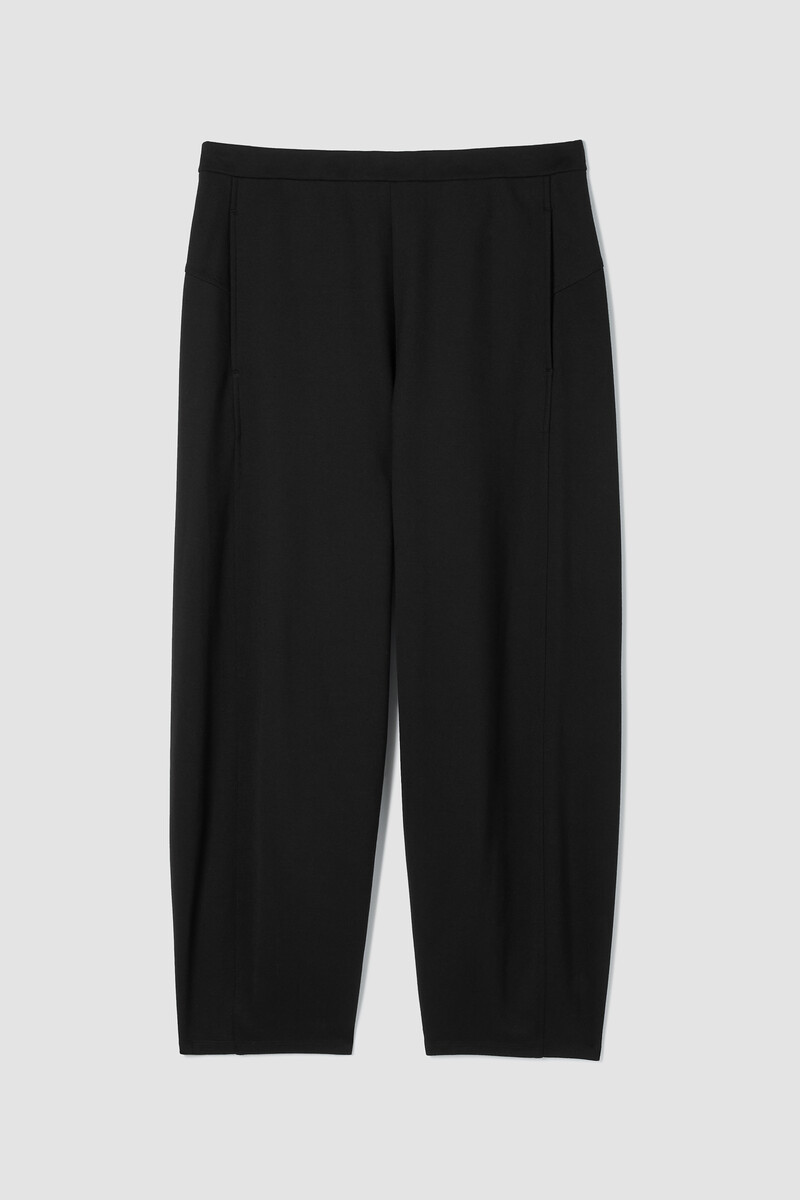 Washable Flex Ponte Curved Lantern Pant Washable Flex Ponte Curved Lantern Pant