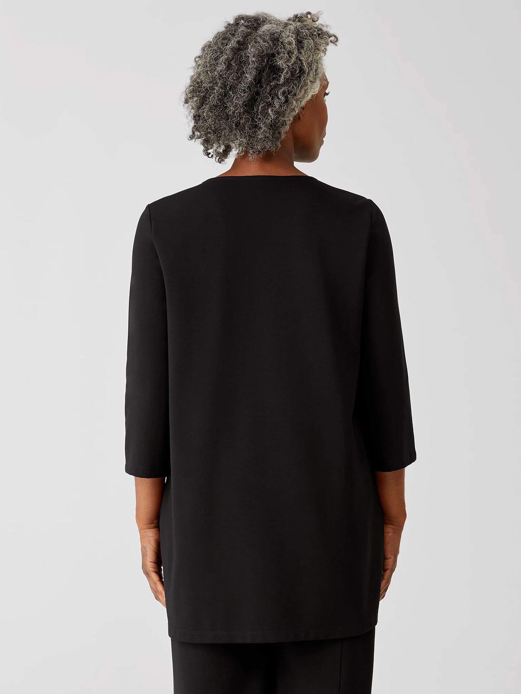 Flex Ponte Jewel Neck Tunic