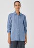 Yarn-Dyed Handkerchief Organic Linen Shirt