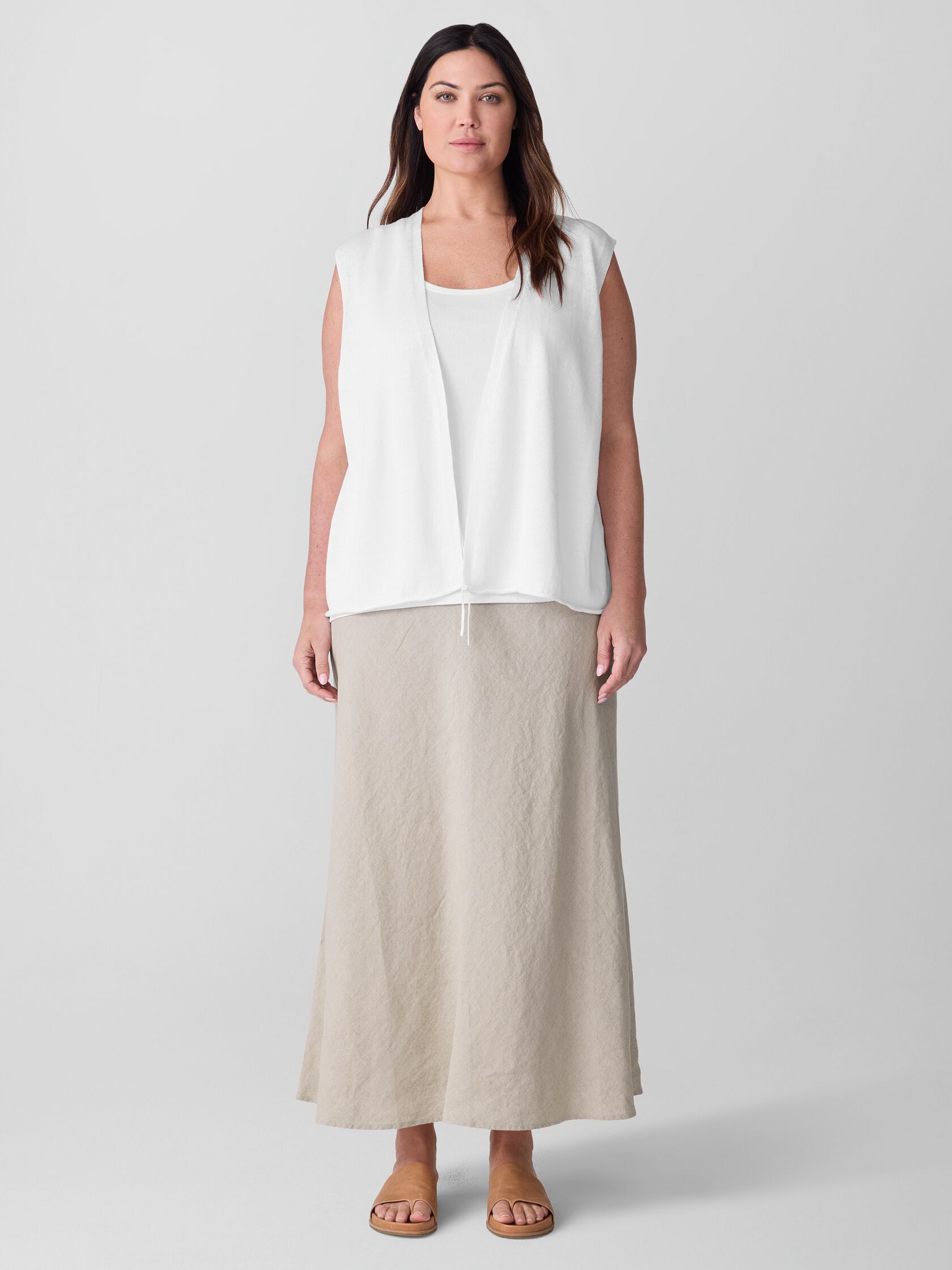 Organic Linen Cotton Vest