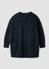 Fine Felted Wool Long Cardigan in Regenerative Wool