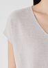 Organic Linen Cotton V-Neck Top