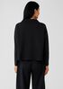 Organic Cotton Ponte Funnel Neck Top