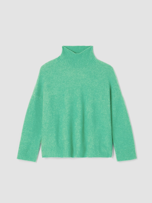 Cashmere Silk Bliss Turtleneck Box-Top