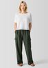 Washed Silk Cargo Pant