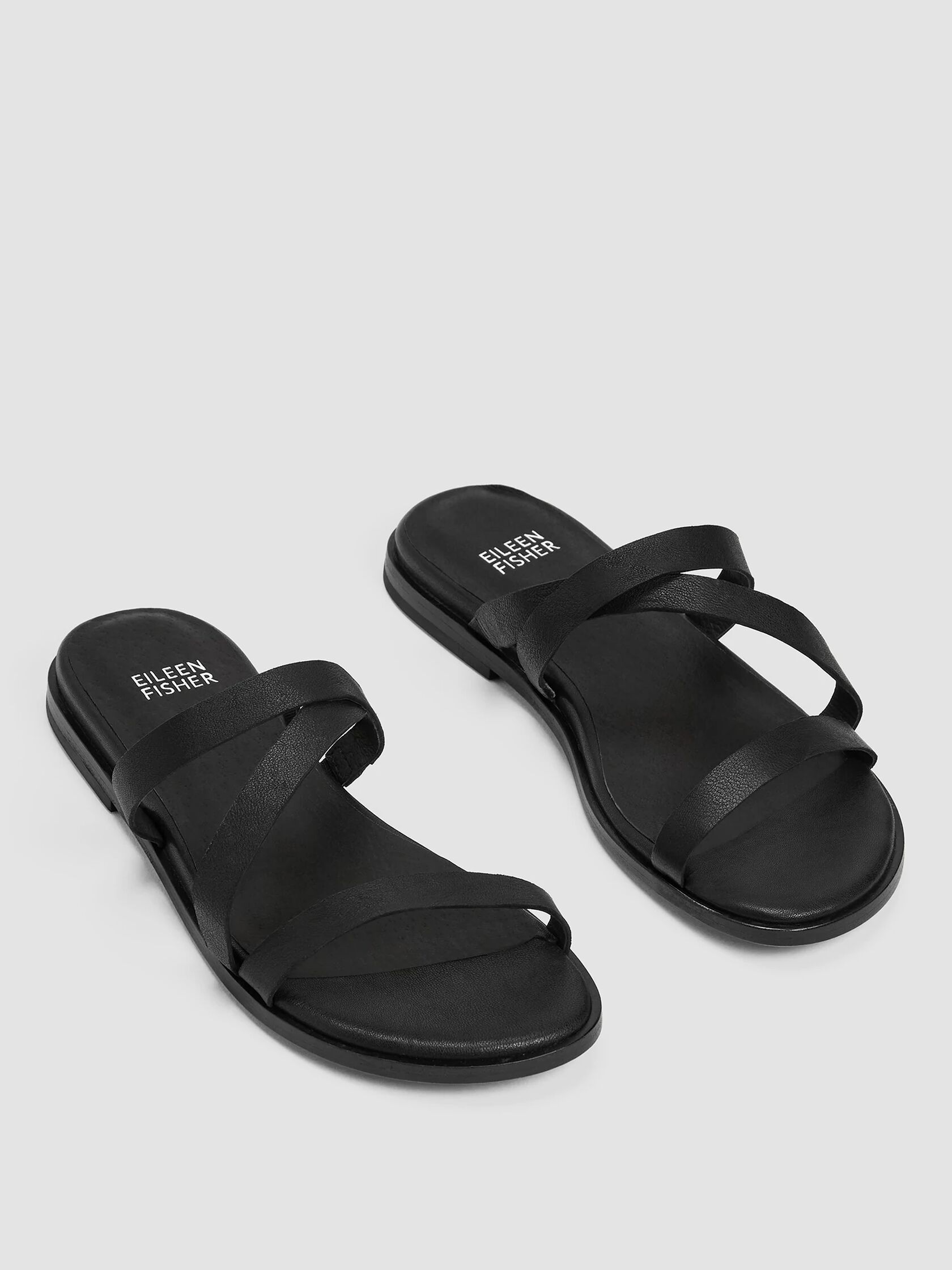 Kira Tumbled Leather Sandal