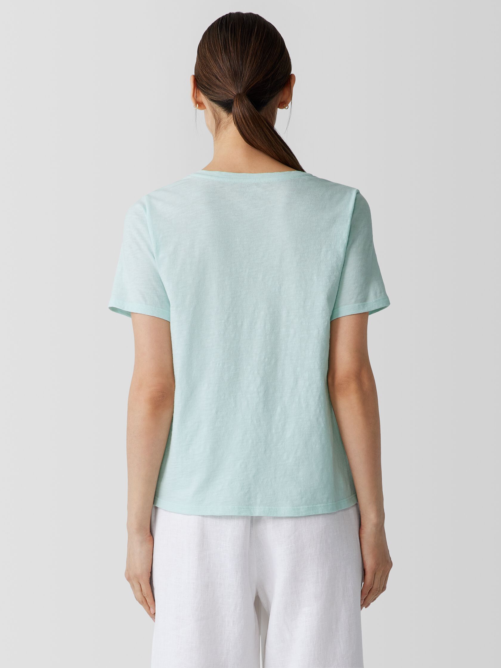 Organic Cotton Slubby Jersey Tee