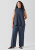 Pima Cotton Stretch Jersey Funnel Neck Tank
