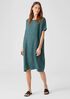 Washed Organic Linen Delave Dress