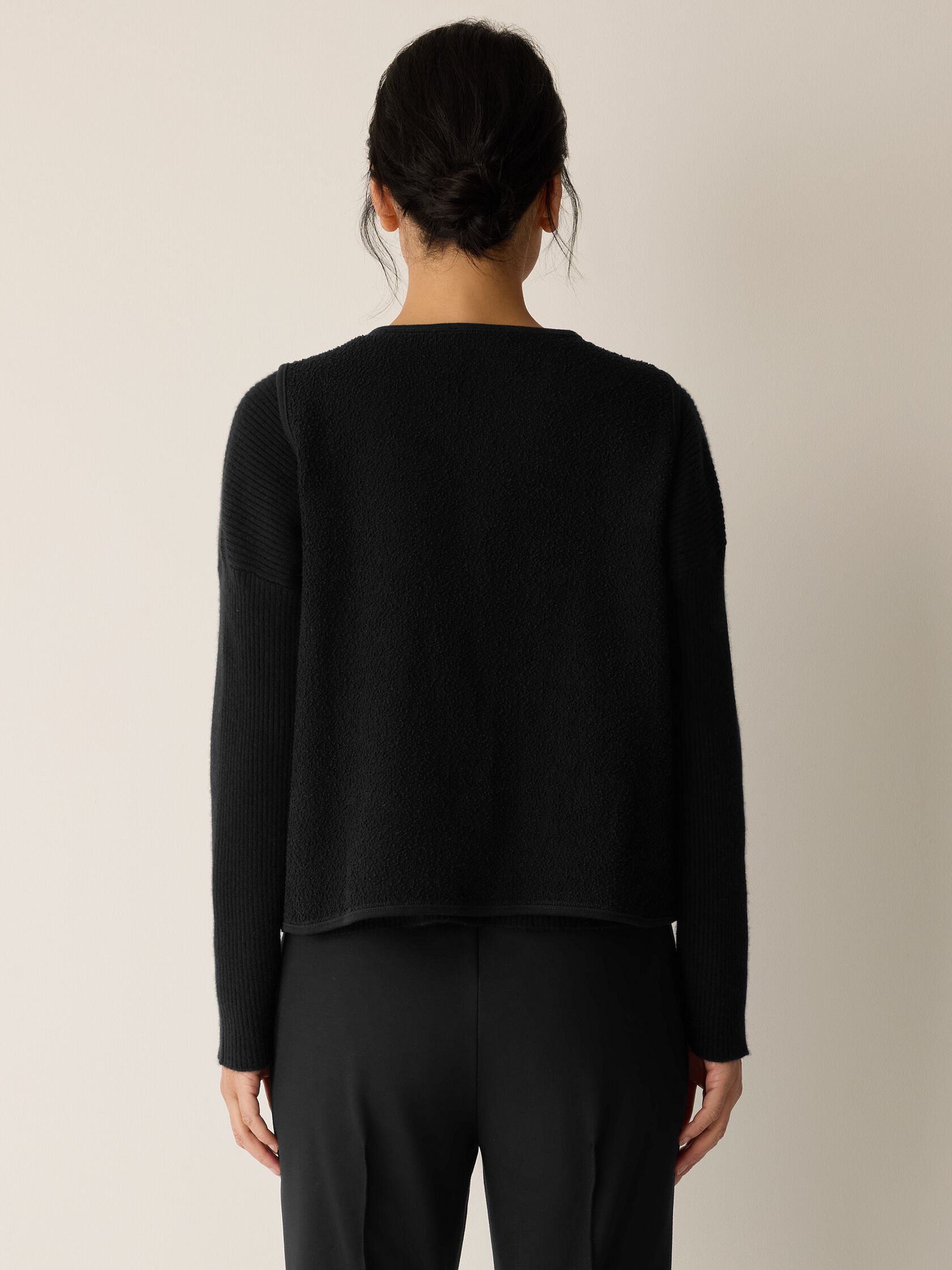 Organic Cotton Stretch Boucle Vest