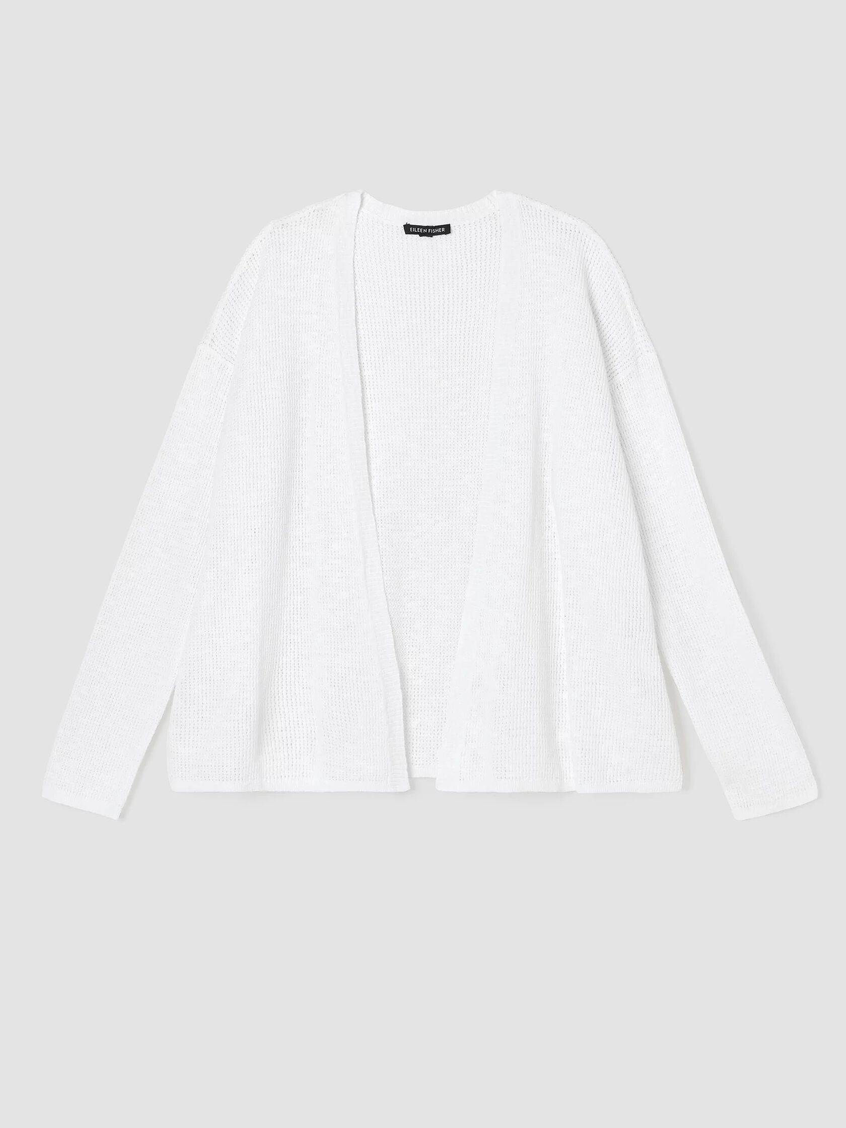 Organic Cotton Linen Slub Cardigan