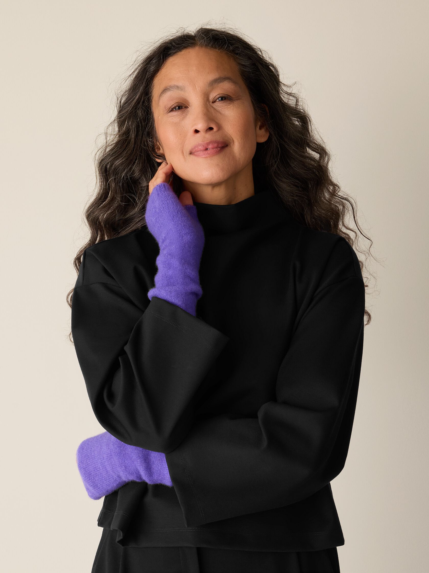 Cashmere Silk Boucle Bliss Glovelettes