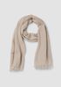 Organic Linen Circles Scarf