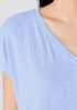 Organic Linen Jersey V-Neck Tee