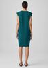 Pima Cotton Stretch Jersey Round Neck Dress