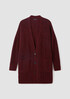 Mohair Plush Mélange V-Neck Cardigan