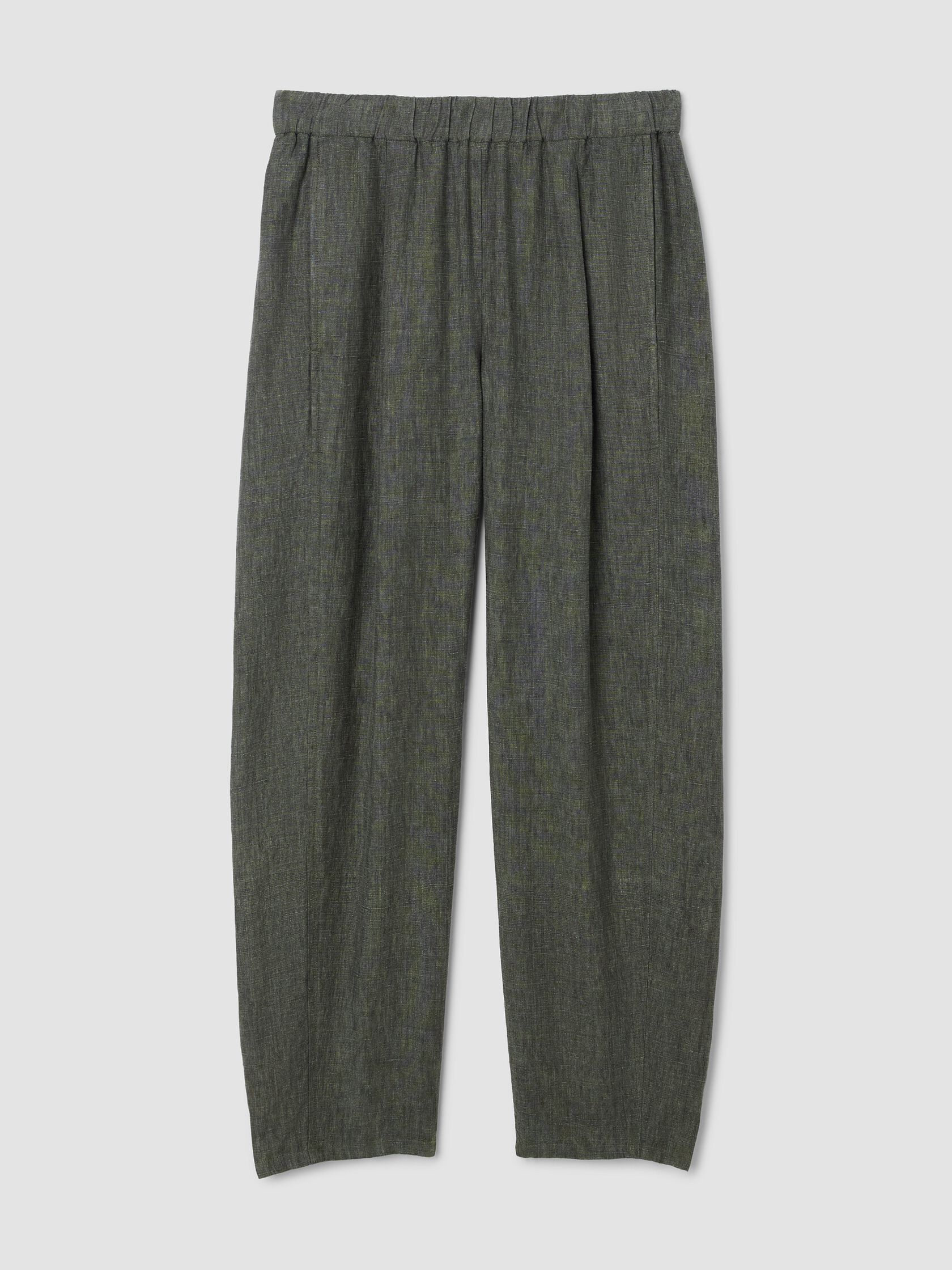 Washed Organic Linen D&eacute;lav&eacute; Lantern Pant