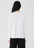 Stretch Jersey Knit Crew Neck Top