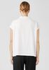 Fine Jersey Funnel Neck Top