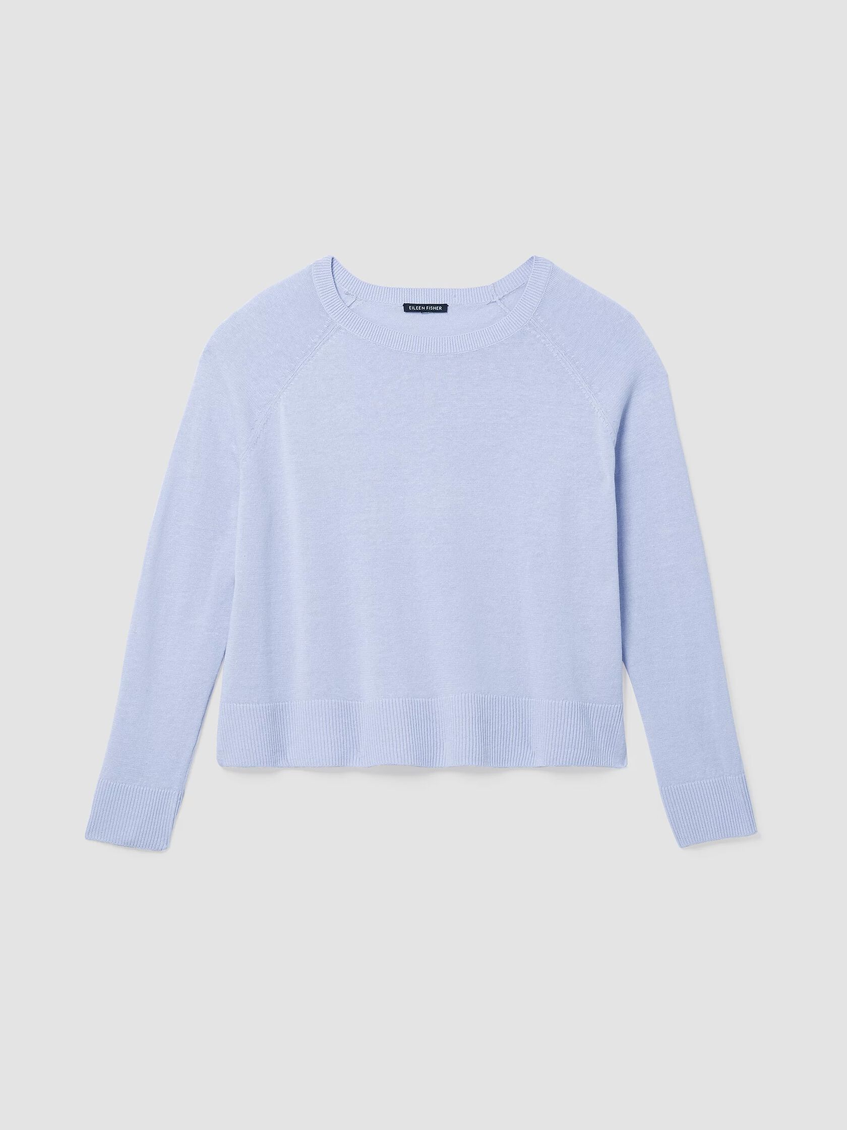 Organic Linen Cotton Raglan-Sleeve Top