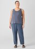 Stretch Silk Jersey Scoop Neck Tank
