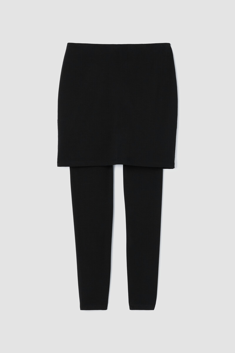 Stretch Jersey Knit Skirted Legging Stretch Jersey Knit Skirted Legging