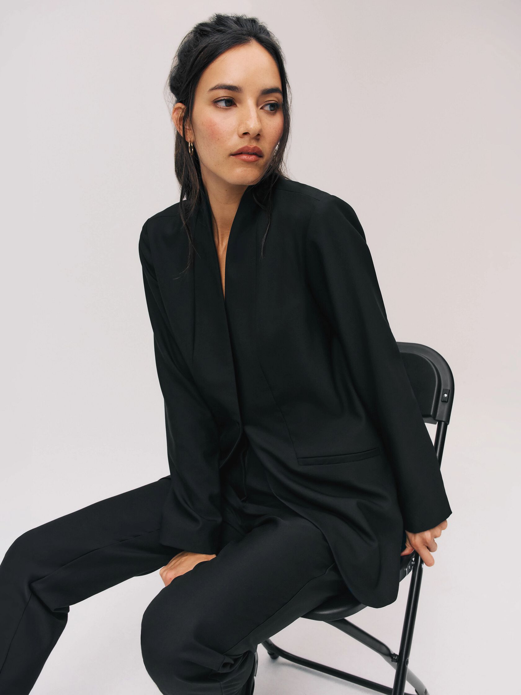 Seasonless Wool High Collar Jacket